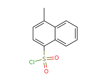 Molecular Structure of 10447-11-7 (4-METHYL-1-NAPHTHALENESULFONYL CHLORIDE)