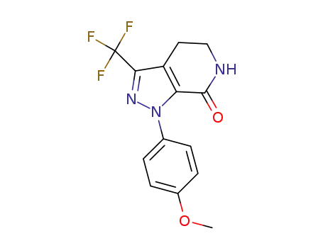 7H-Pyrazolo[3,4-c]pyridin-7-one,
1,4,5,6-tetrahydro-1-(4-methoxyphenyl)-3-(trifluoromethyl)-