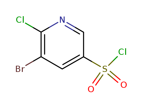 3-Bromo-2-chloropyridine-5-sulfonyl chloride