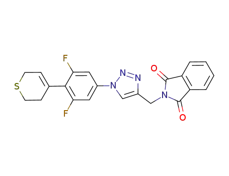 2-{1-[4-(3,6-dihydro-2H-thiopyran-4-yl)-3,5-difluoro-phenyl]-1H-[1,2,3]triazol-4-ylmethyl}-isoindole-1,3-dione