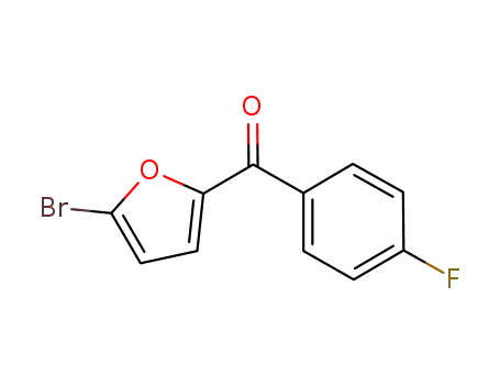 Molecular Structure of 500365-83-3 ((5-bromofuran-2-yl)-(4-fluorophenyl)methanone)