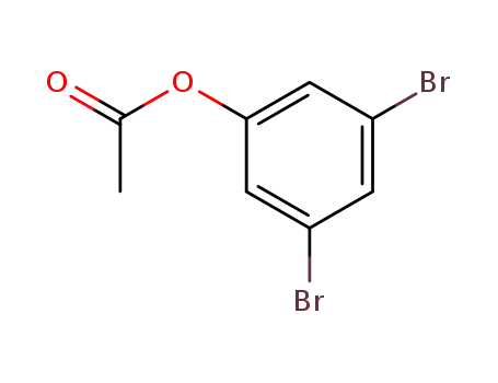 Molecular Structure of 909389-74-8 (acetic acid 3,5-dibromo-phenyl ester)