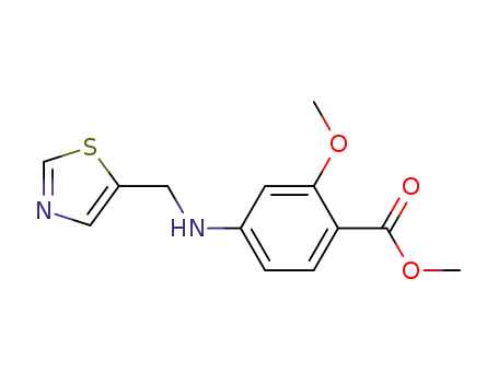 2-methoxy-4-[(thiazol-5-ylmethyl)-amino]-benzoic acid methyl ester