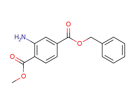 Molecular Structure of 330807-53-9 (4-Benzyl 1-Methyl 2-aMinoterephthalate)