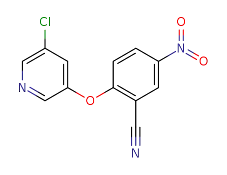 5-nitro-2-(3-chloro-5-pyridyloxy)benzonitrile