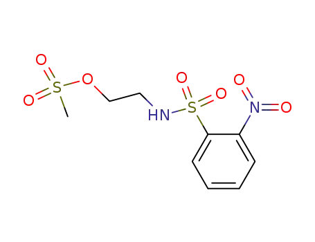 Benzenesulfonamide, N-[2-[(methylsulfonyl)oxy]ethyl]-2-nitro-