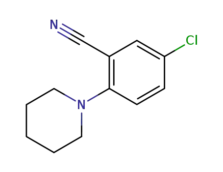 Benzonitrile, 5-chloro-2-(1-piperidinyl)-