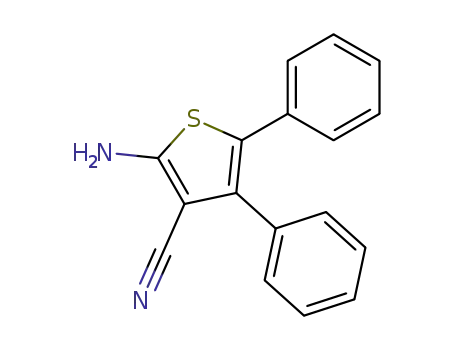 3-Thiophenecarbonitrile, 2-amino-4,5-diphenyl-
