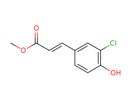 2-Propenoic acid, 3-(3-chloro-4-hydroxyphenyl)-, methyl ester, (E)-