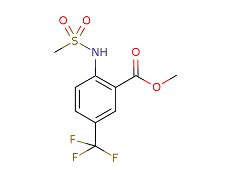 Benzoic acid, 2-[(methylsulfonyl)amino]-5-(trifluoromethyl)-, methyl ester