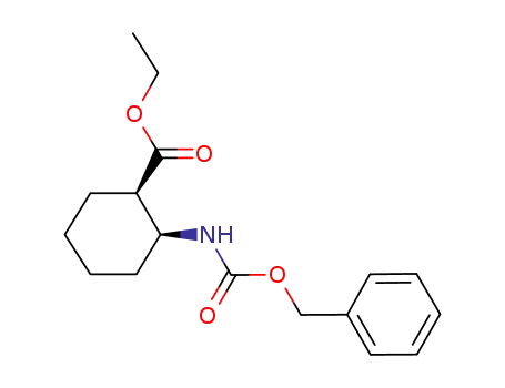 Cyclohexanecarboxylic acid, 2-[[(phenylmethoxy)carbonyl]amino]-, ethyl
ester, (1R,2S)-