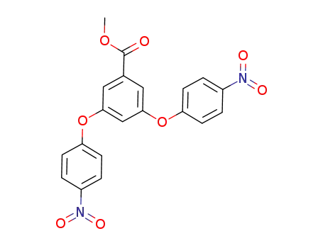 Molecular Structure of 173550-32-8 (Benzoic acid, 3,5-bis(4-nitrophenoxy)-, methyl ester)