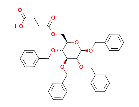 benzyl 2,3,4-tri-O-benzyl-β-D-glucopyranoside 6-(hydrogen succinate)