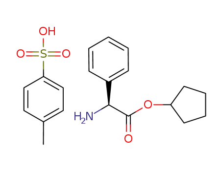 (1S)-2-(cyclopentyloxy)-2-oxo-1-phenylethanaminium 4-methylbenzenesulfonate