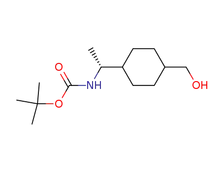 Carbamic acid, [(1R)-1-[4-(hydroxymethyl)cyclohexyl]ethyl]-,
1,1-dimethylethyl ester