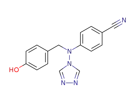 Benzonitrile, 4-[[(4-hydroxyphenyl)methyl]-4H-1,2,4-triazol-4-ylamino]-