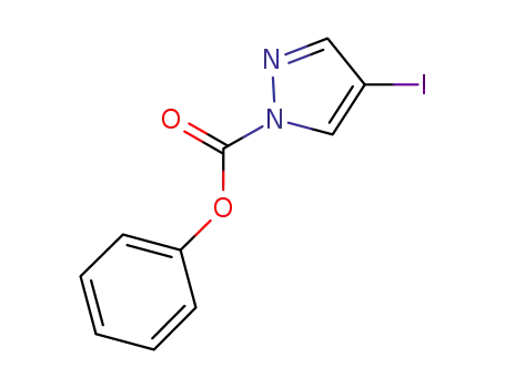1H-Pyrazole-1-carboxylic acid, 4-iodo-, phenyl ester