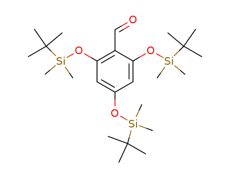 Molecular Structure of 265975-35-7 (2,4,6-tri-tert-butyldimethylsilyloxybenzaldehyde)