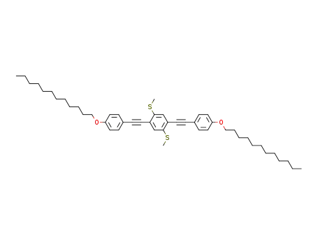 2,5-di(4-dodecyloxyphenylethynyl)-1,4-dimethylthiobenzene