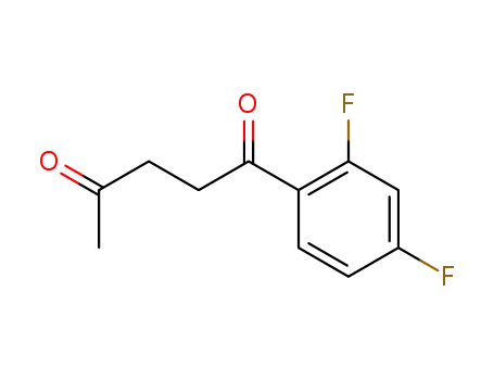 Molecular Structure of 908292-39-7 (1-(2,4-difluorophenyl)pentane-1,4-dione)