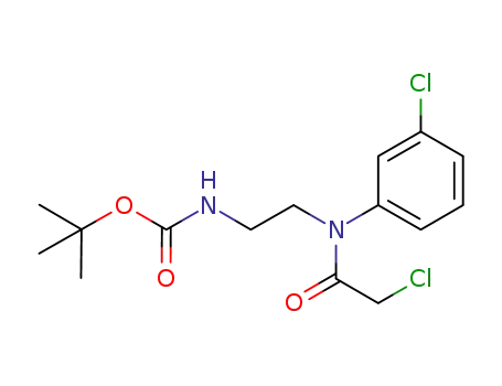 N-[2-(tert-butoxycarbamoyl)ethyl]-N-(3-chlorophenyl)-2-chloroacetamide