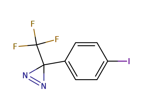 Molecular Structure of 210107-38-3 (3-(4-Iodophenyl)-3-(trifluoromethyl)-3H-diazirine)