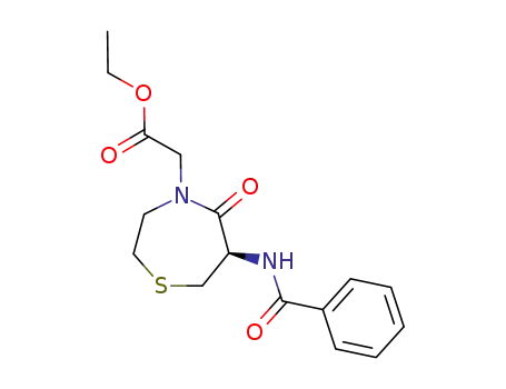 ((R)-6-benzoylamino-5-oxo-[1,4]thiazepa-4-yl)-acetic acid ethyl ester