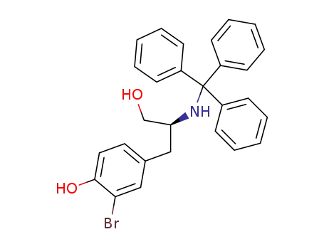 2-Bromo-4-[(S)-3-hydroxy-2-(trityl-amino)-propyl]-phenol