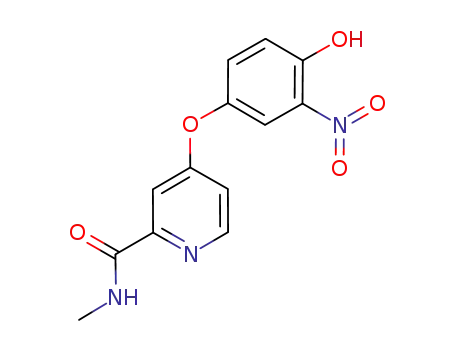 4-(4-hydroxy-3-nitrophenoxy)-pyridine-2-carboxylic acid methylamide