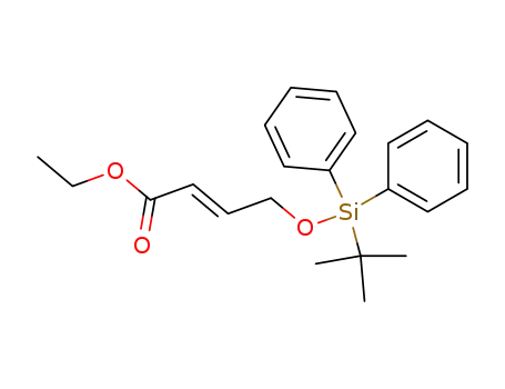2-Butenoic acid, 4-[[(1,1-dimethylethyl)diphenylsilyl]oxy]-, ethyl ester,
(2E)-