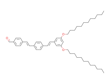 4-((E)-2-{4-[(E)-2-(3,5-Bis-dodecyloxy-phenyl)-vinyl]-phenyl}-vinyl)-benzaldehyde