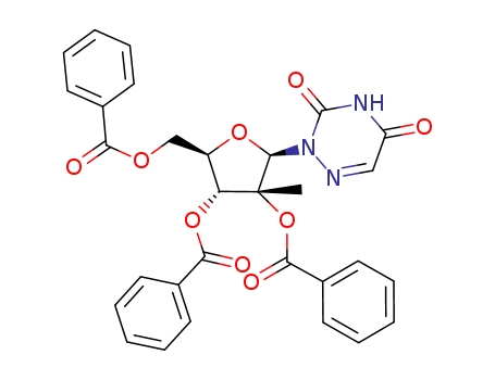 2',3',5'-Tri-O-benzoyl-2'-b-C-methyl-6-azauridine