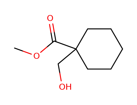 Molecular Structure of 104654-66-2 (Methyl 1-(hydroxyMethyl)cyclohexanecarboxylate)