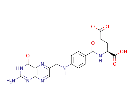 L-Glutamic acid,
N-[4-[[(2-amino-1,4-dihydro-4-oxo-6-pteridinyl)methyl]amino]benzoyl]-,
5-methyl ester