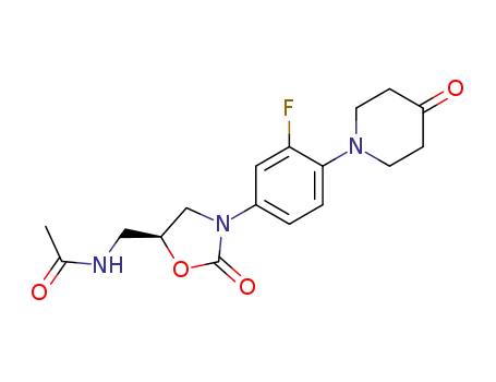 Acetamide,
N-[[(5S)-3-[3-fluoro-4-(4-oxo-1-piperidinyl)phenyl]-2-oxo-5-oxazolidinyl]
methyl]-