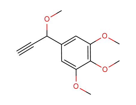 1,2,3-trimethoxy-5-(1-methoxyprop-2-ynyl)benzene