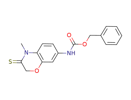(4-methyl-3-thioxo-3,4-dihydro-2H-benzo[1,4]oxazin-7-yl)-carbamic acid benzyl ester