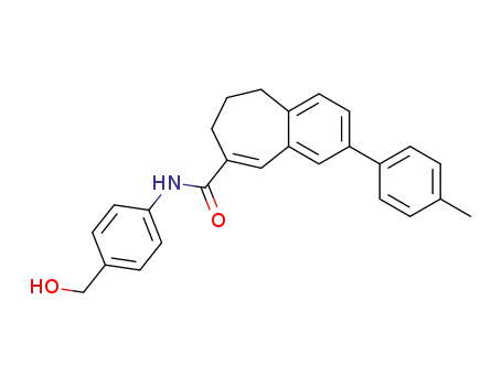 N-(4-hydroxymethylphenyl)-2-(4-methylphenyl)-6,7-dihydro-5H-benzocycloheptene-8-carboxamide