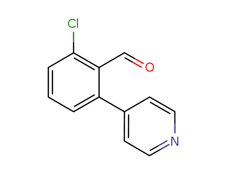 2-chloro-6-(4-pyridyl)benzaldehyde