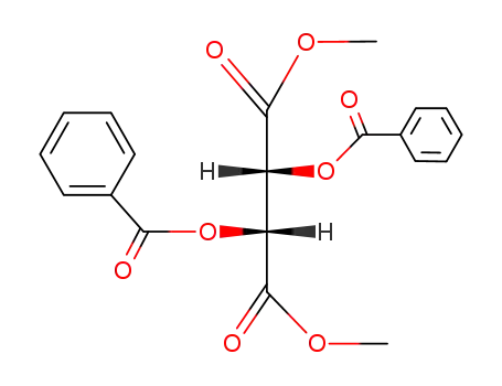 Molecular Structure of 115115-93-0 (Butanedioic acid, 2,3-bis(benzoyloxy)-, diMethyl ester, [R-(R*,R*)]-)