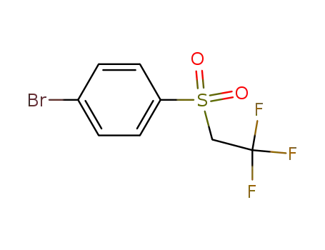 Molecular Structure of 648905-23-1 (1-broMo-4-((2,2,2-trifluoroethyl)sulfonyl)benzene)