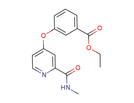 Benzoic acid, 3-[[2-[(methylamino)carbonyl]-4-pyridinyl]oxy]-, ethyl ester