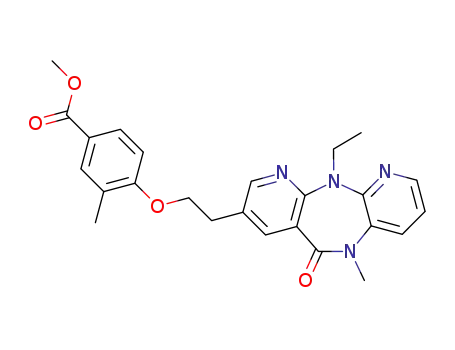 methyl 4-[2-(11-ethyl-5-methyl-6-oxo-6,11-dihydro-5H-dipyrido[2,3-e:3',2'-b][1,4]diazepin-8-yl)ethoxy]-3-methylbenzoate