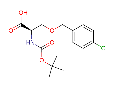 N-tert-butoxycarbonylamino-O-(4-chlorobenzyl)-D-serine