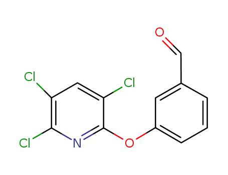 Molecular Structure of 774594-05-7 (Benzaldehyde, 3-[(3,5,6-trichloro-2-pyridinyl)oxy]-)