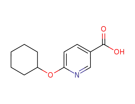 Molecular Structure of 509101-15-9 (6-(cyclohexyloxy)nicotinic acid)