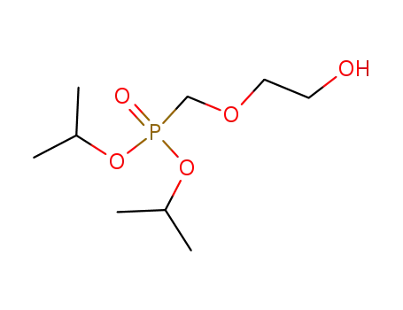 Molecular Structure of 162612-60-4 (Phosphonic acid, [(2-hydroxyethoxy)methyl]-, bis(1-methylethyl) ester)