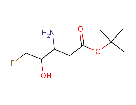 Molecular Structure of 325705-48-4 (Pentonic  acid,  3-amino-2,3,5-trideoxy-5-fluoro-  (9CI))