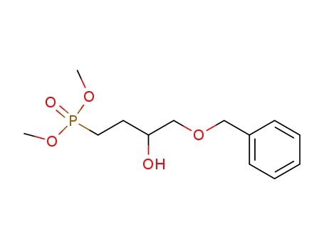 Molecular Structure of 476310-16-4 (dimethyl 4-(benzyloxy)-3-hydroxybutanephosphonate)