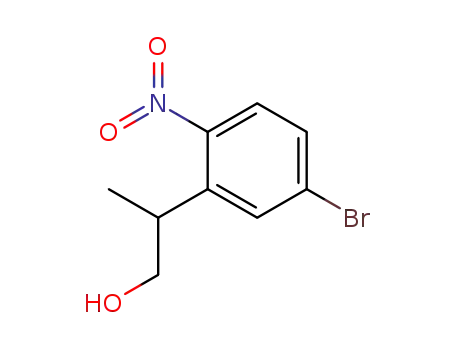 Molecular Structure of 335201-57-5 (2-(5-bromo-2-nitrophenyl)propan-1-ol)